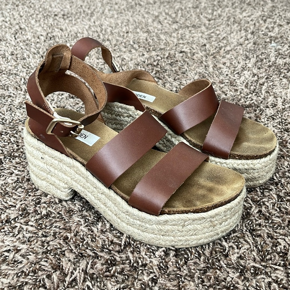 Steve Madden espadrille platform sandal